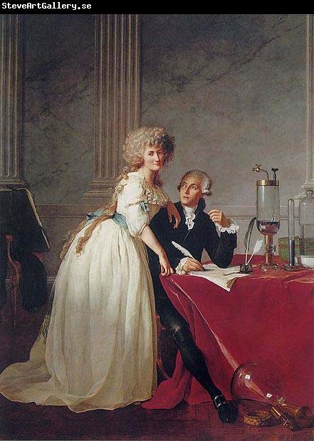 Jacques-Louis David Portrait of Antoine Laurent Lavoisier and his wife (